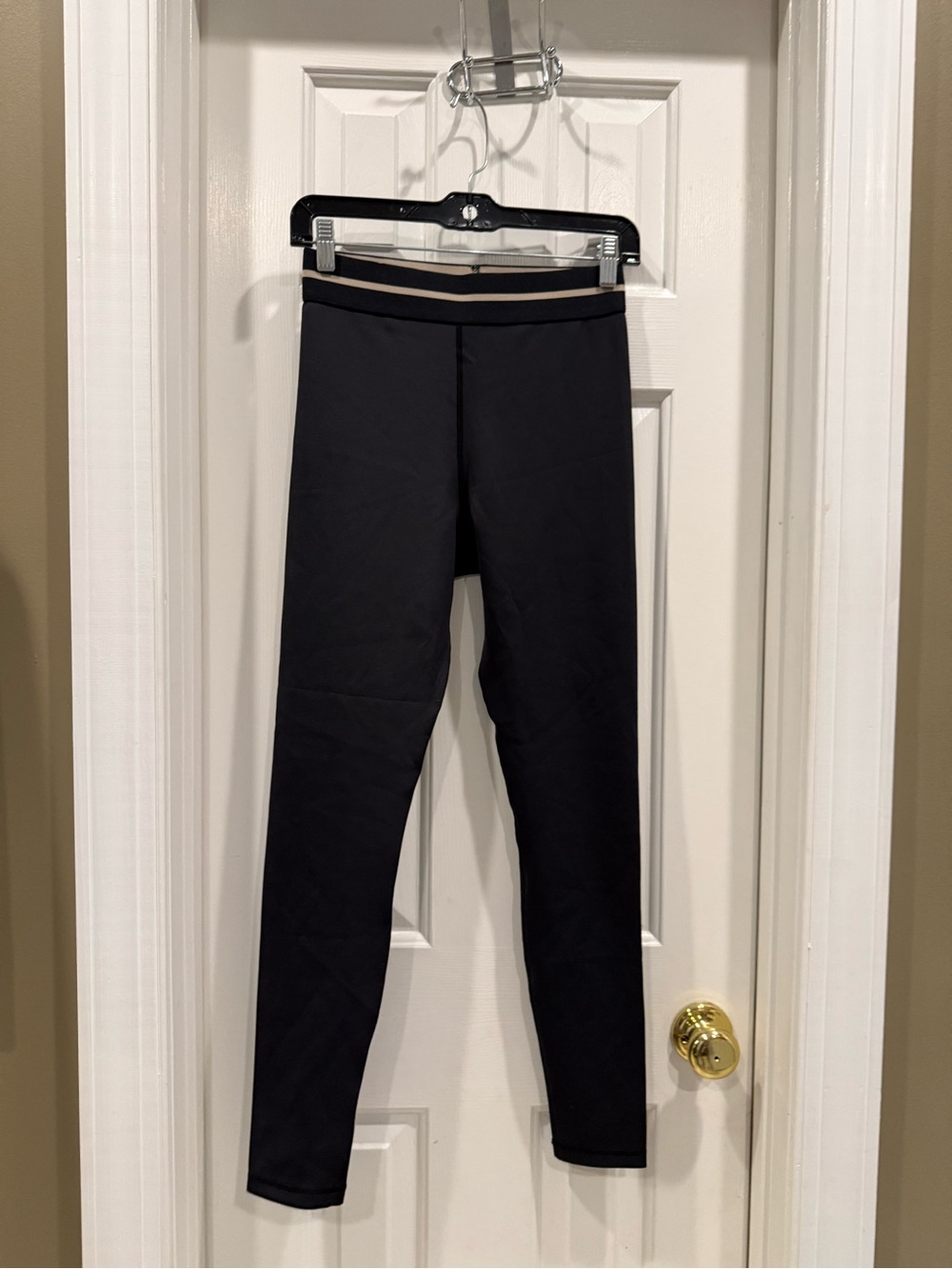 Polyester/Spandex athletic leggings, Tan+Lines Sport by Sivan Ayla